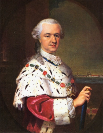 De Palatijnse Elector of keurvorst, Karl Theodor, stichter van de "Societas meteorologica palatina"