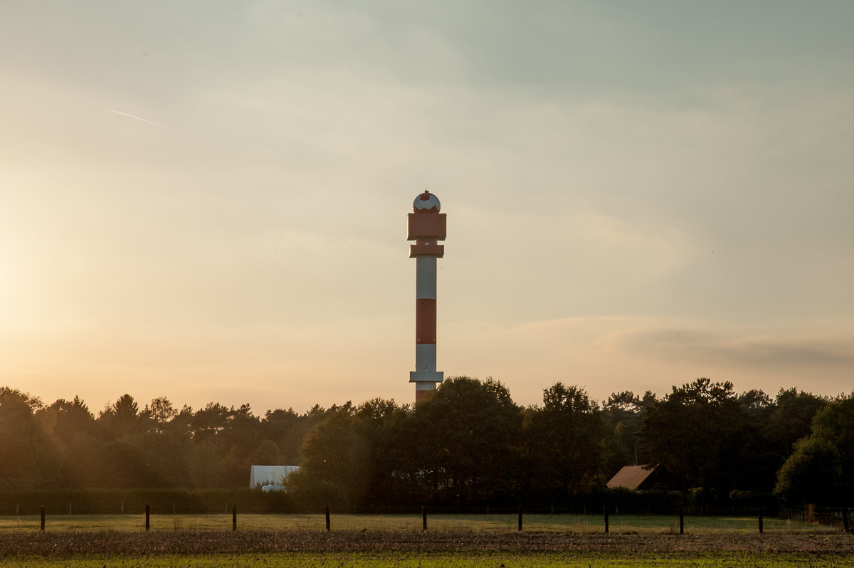 De weerradar van de VMM in Houthalen-Helchteren (foto: M. Reyniers)