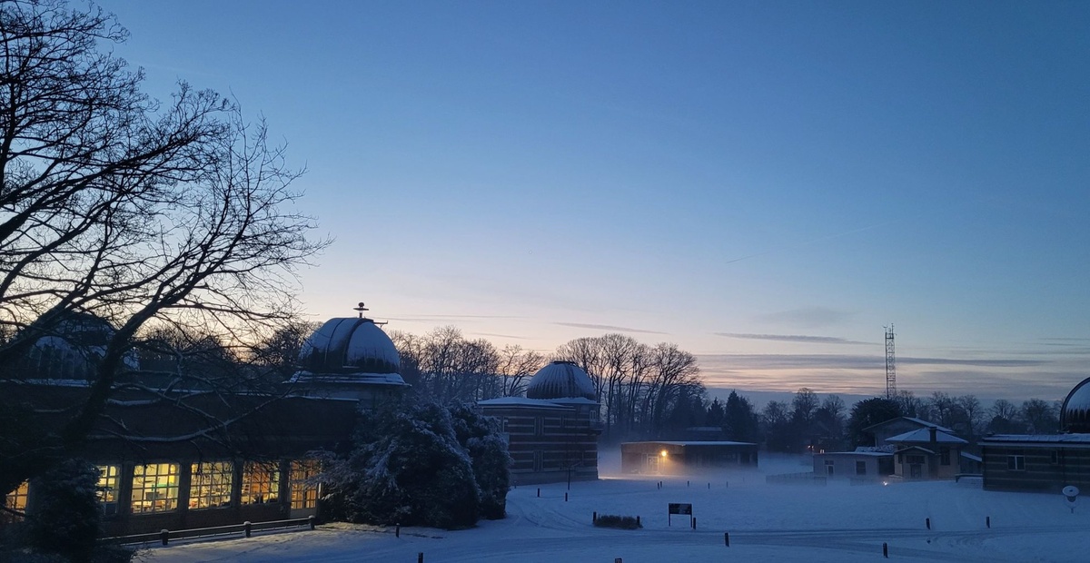 Sneeuw op het Plateau in Ukkel