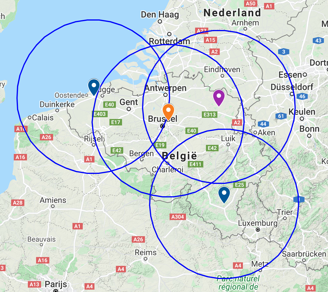 weerradars in België